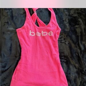 Bebe Pink Tank Top